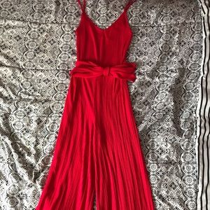 Bershka Red jumpsuit